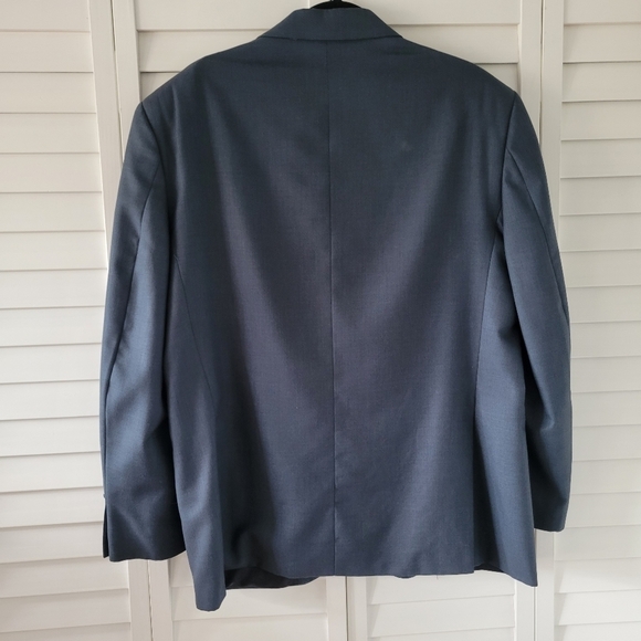 Charcoal 100% Wool Sport Men's Blazer Jacket Size 42R‎ - Picture 7 of 12